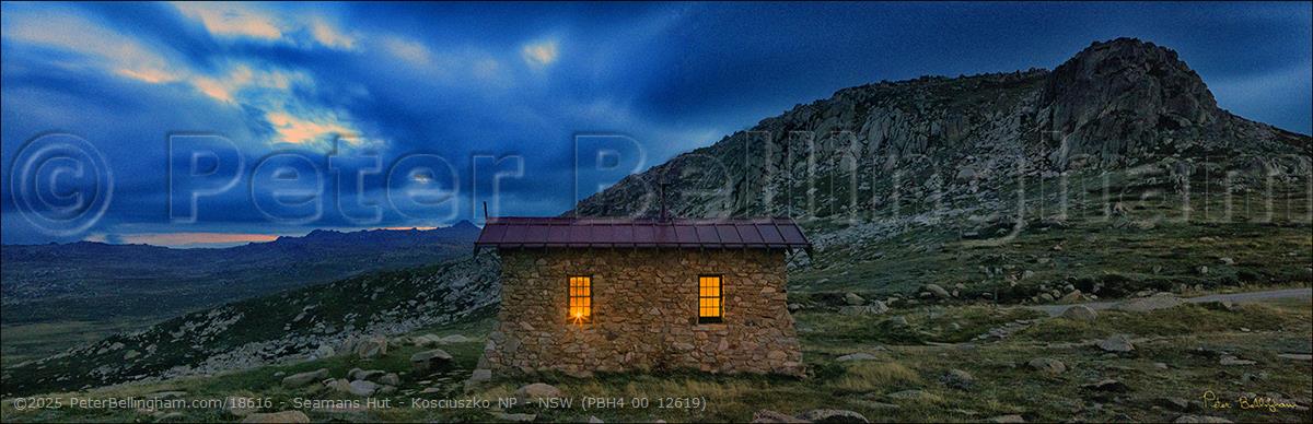 Peter Bellingham Photography Seamans Hut - Kosciuszko NP - NSW (PBH4 00 12619)